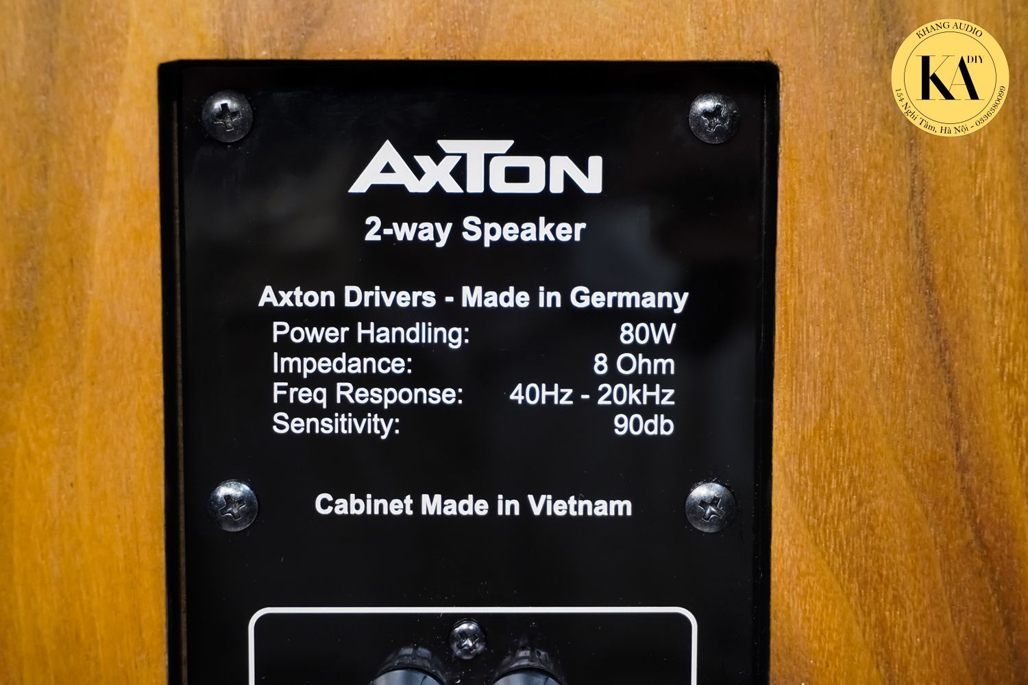 Chi tiết Loa Bookshelf Axton Khang Audio DIY