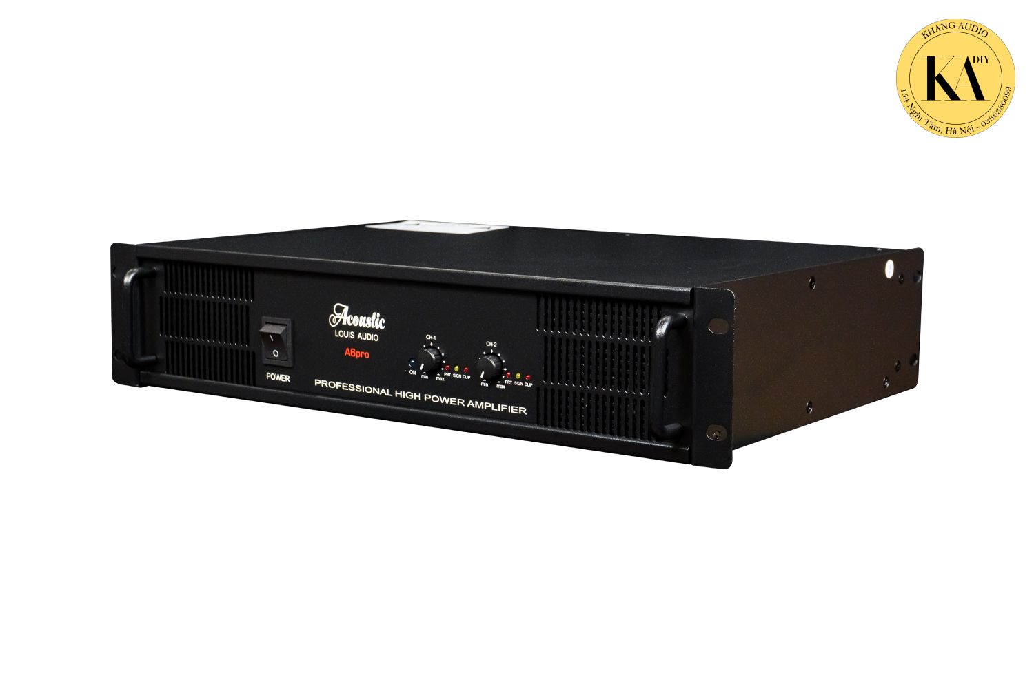 Mặt trước đẩy công suất Acoustic Louis Audio A6pro