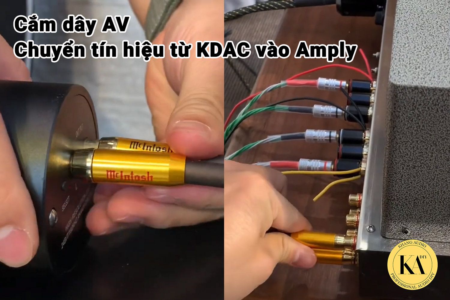 Hướng Dẫn Cách Kết Nối KDAC01 với Đầu CD Và Amply Từ A-Z