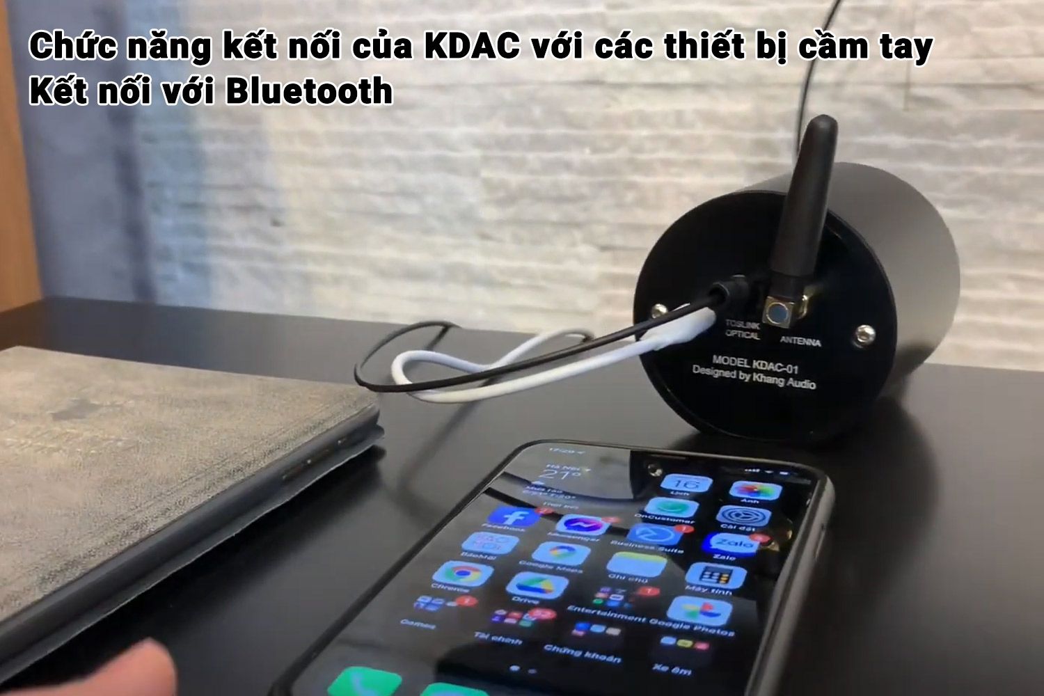 Hướng Dẫn Kết Nối KDAC01 Với Bluetooth Điện Thoại