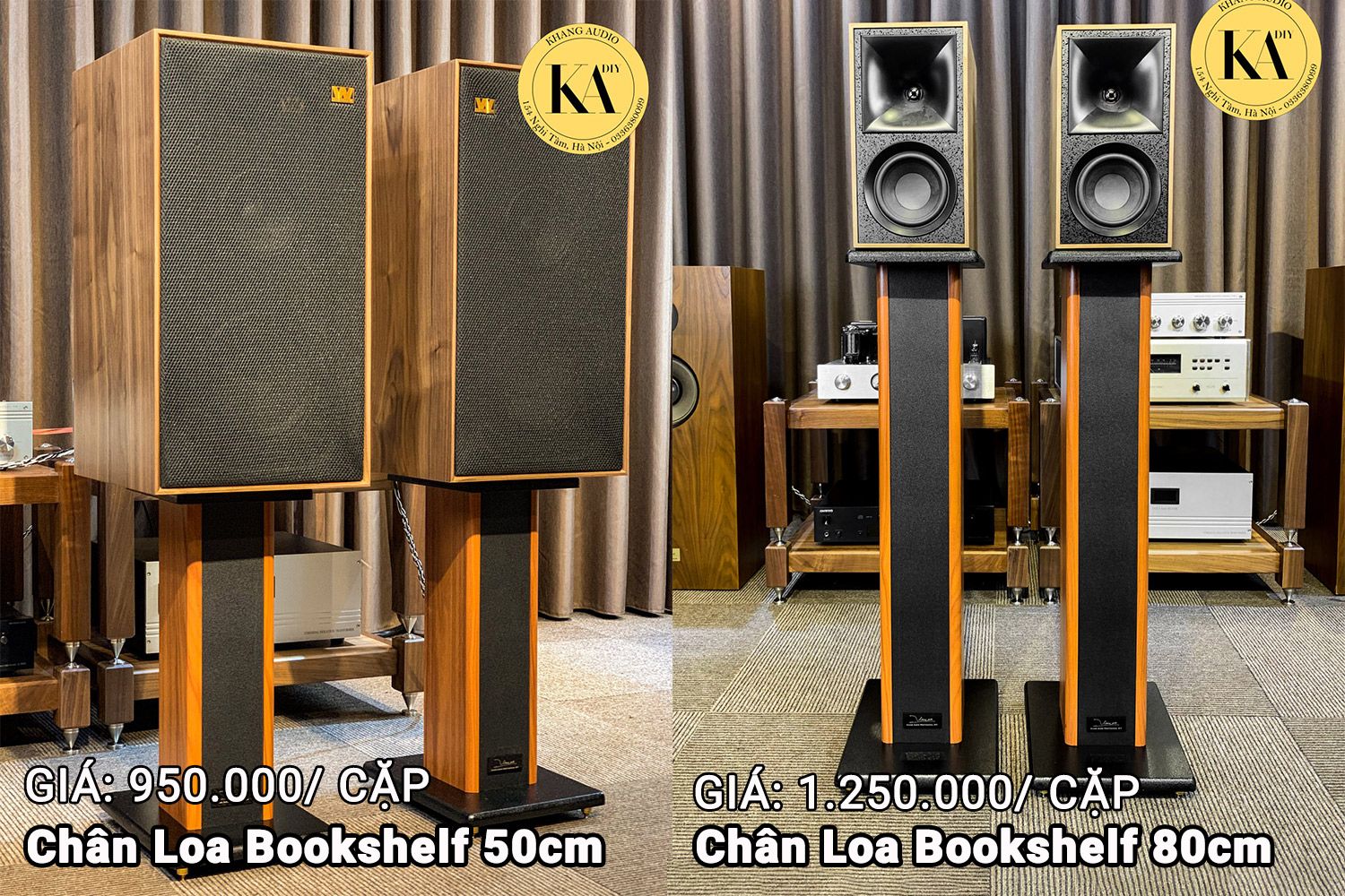 kệ kê loa bookshlel khang audio diy