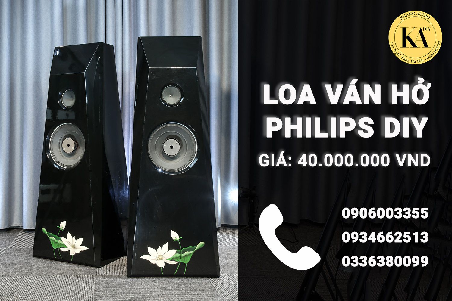 Loa Ván Hở Philips Khang Audio DIY
