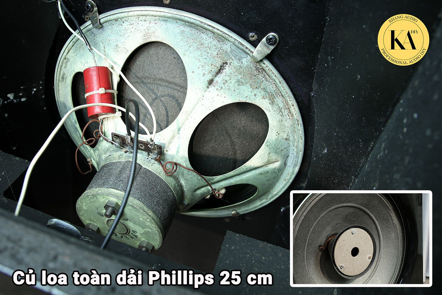 Loa Ván Hở củ loa Philips Khang Audio DIY