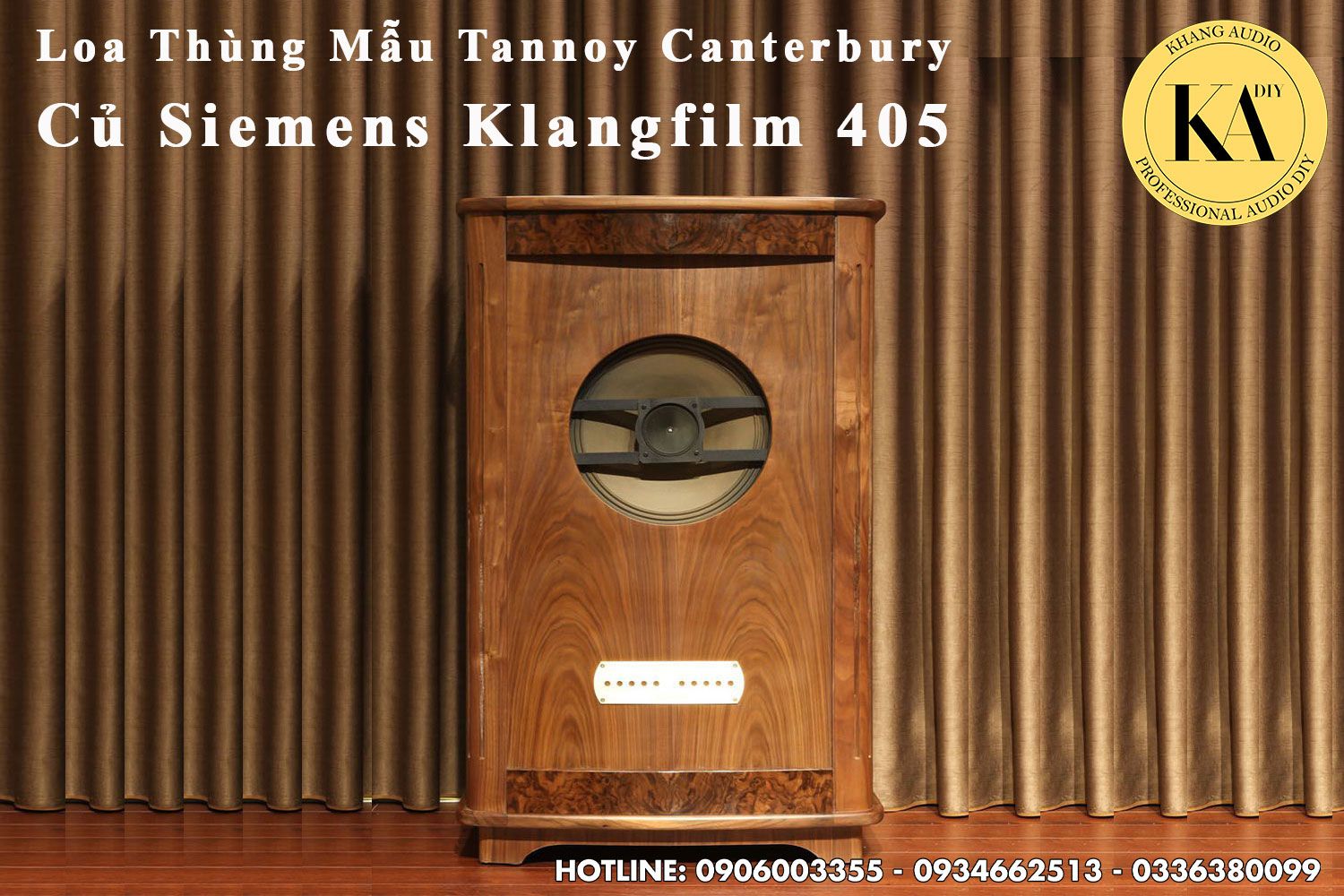 Loa Thùng Mẫu Tannoy Canterbury Củ Siemens Klangfilm 405