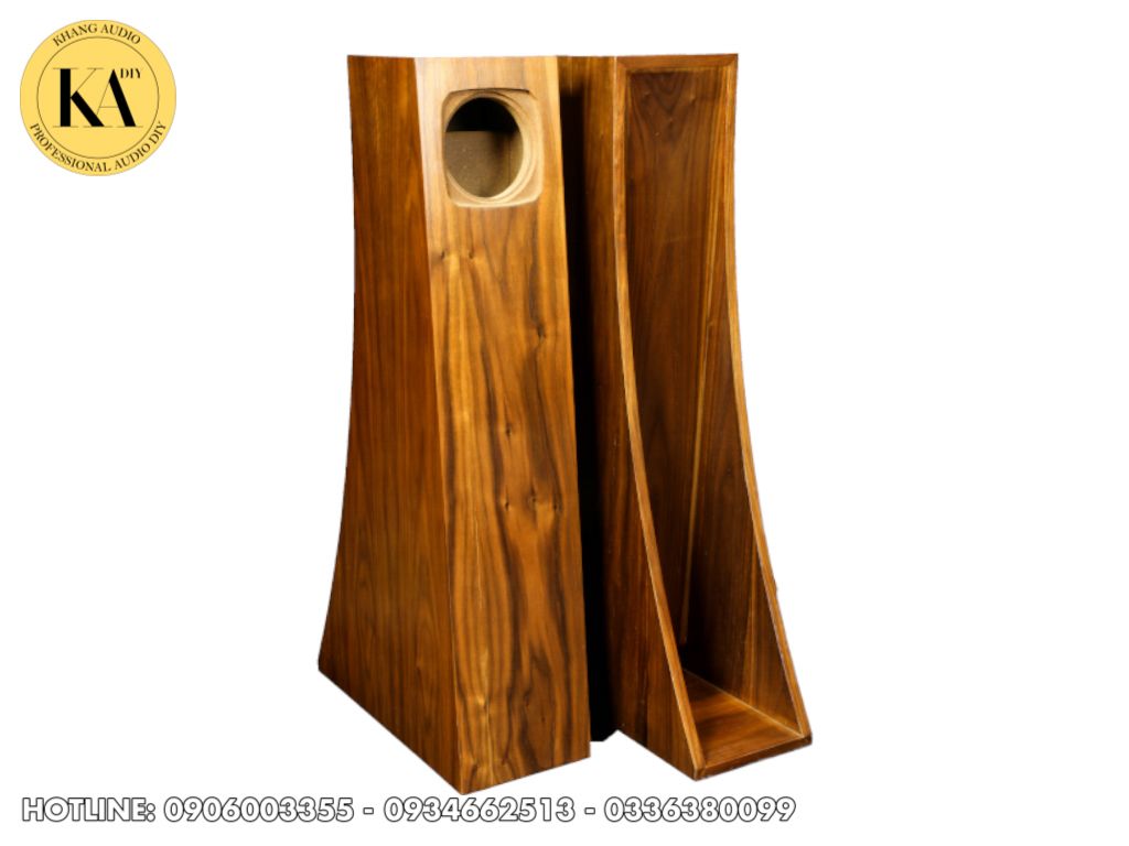 loa frugal horn hoàn thiện gỗ óc chó 