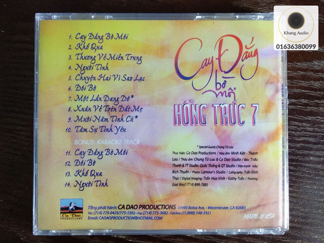 Combo 10 CD Nhạc Vàng Tuyển Chọn Hay Nhất Test Dàn Khang Audio 0336380099