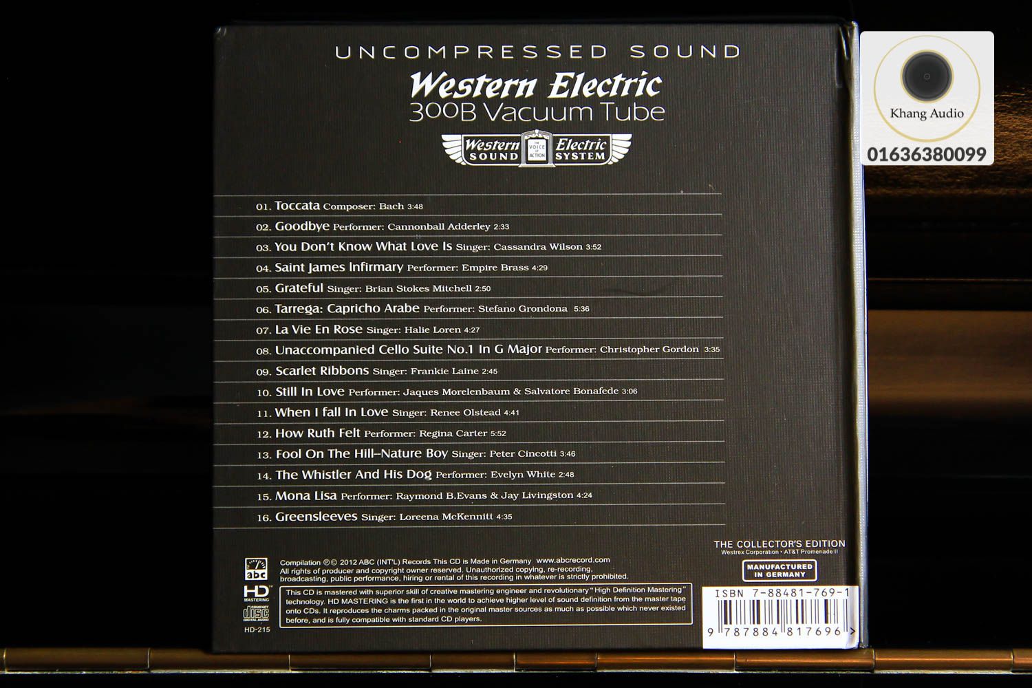 Western Electric 300B Vacuum Tube Sounds - Audiophile Impressive HQ Khang Audio 0336380099
