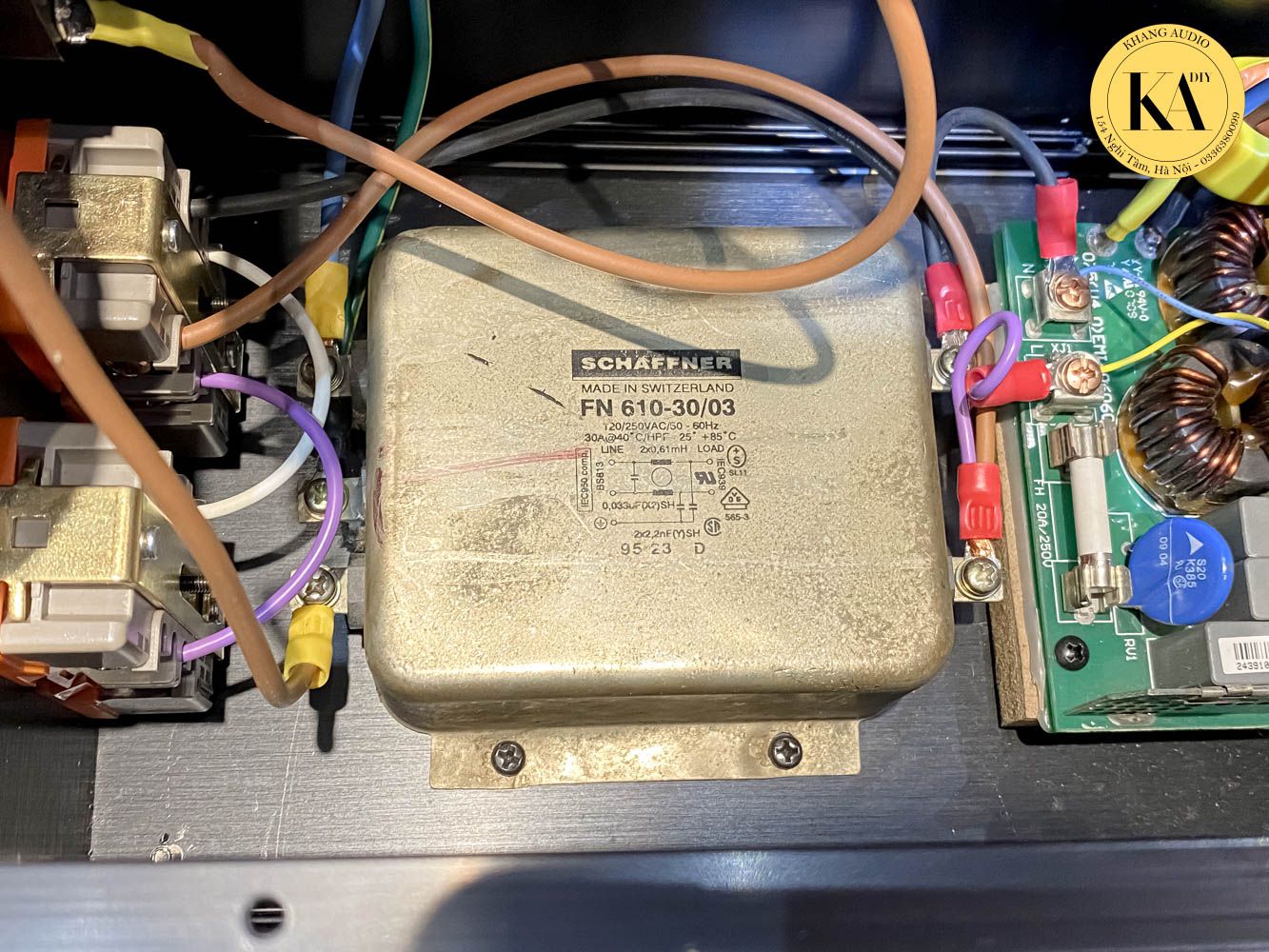 Lọc Nguồn Audio 30A 12 ổ cắm