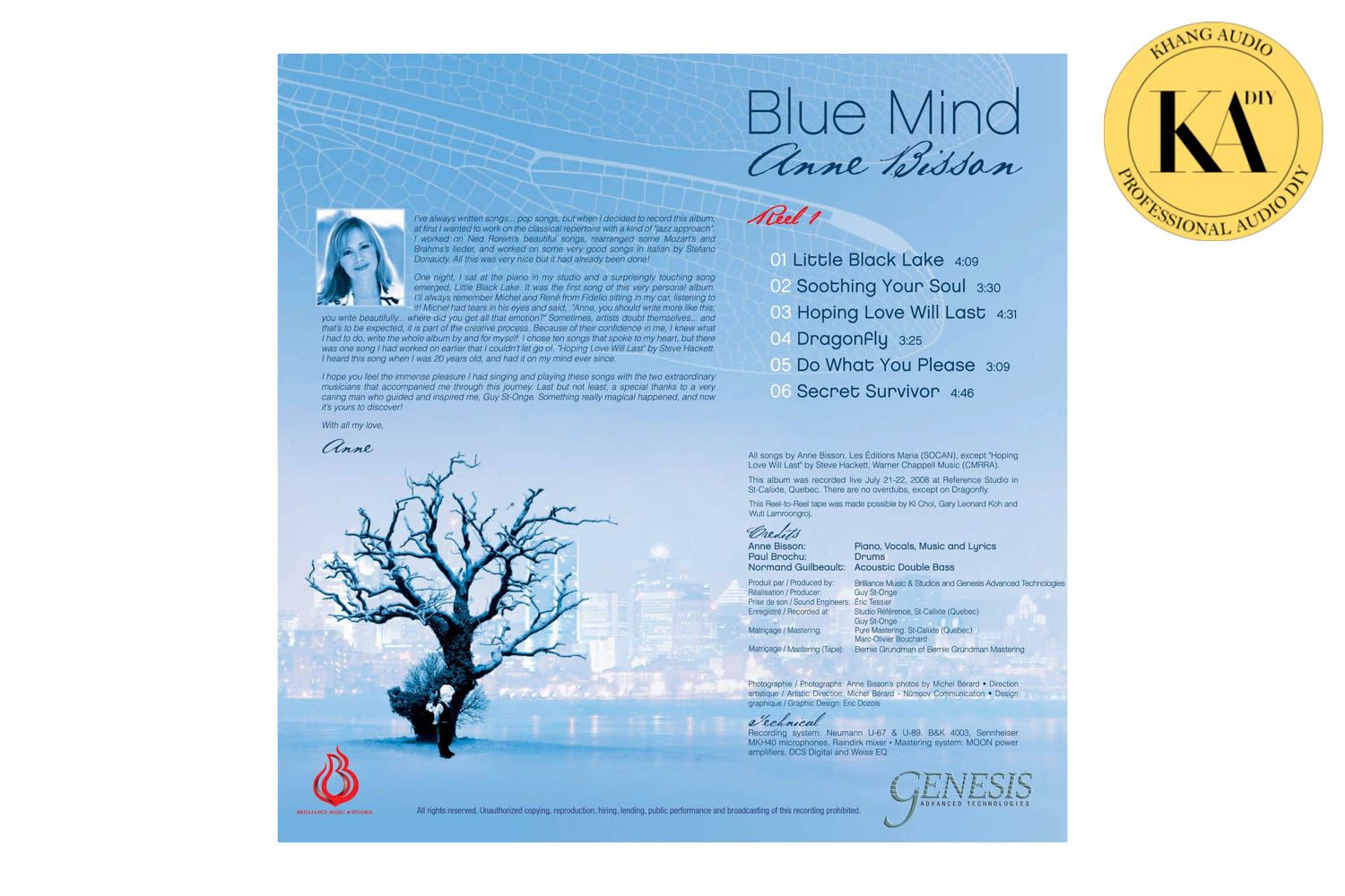 LP Blue Mind - Anne Bisson