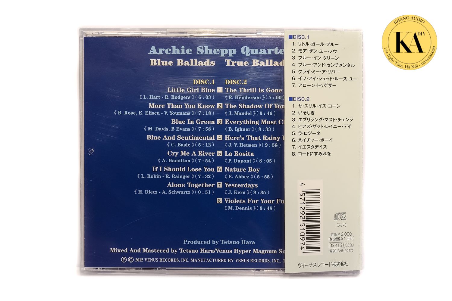 Blue Ballads - Archie Shepp Quartet