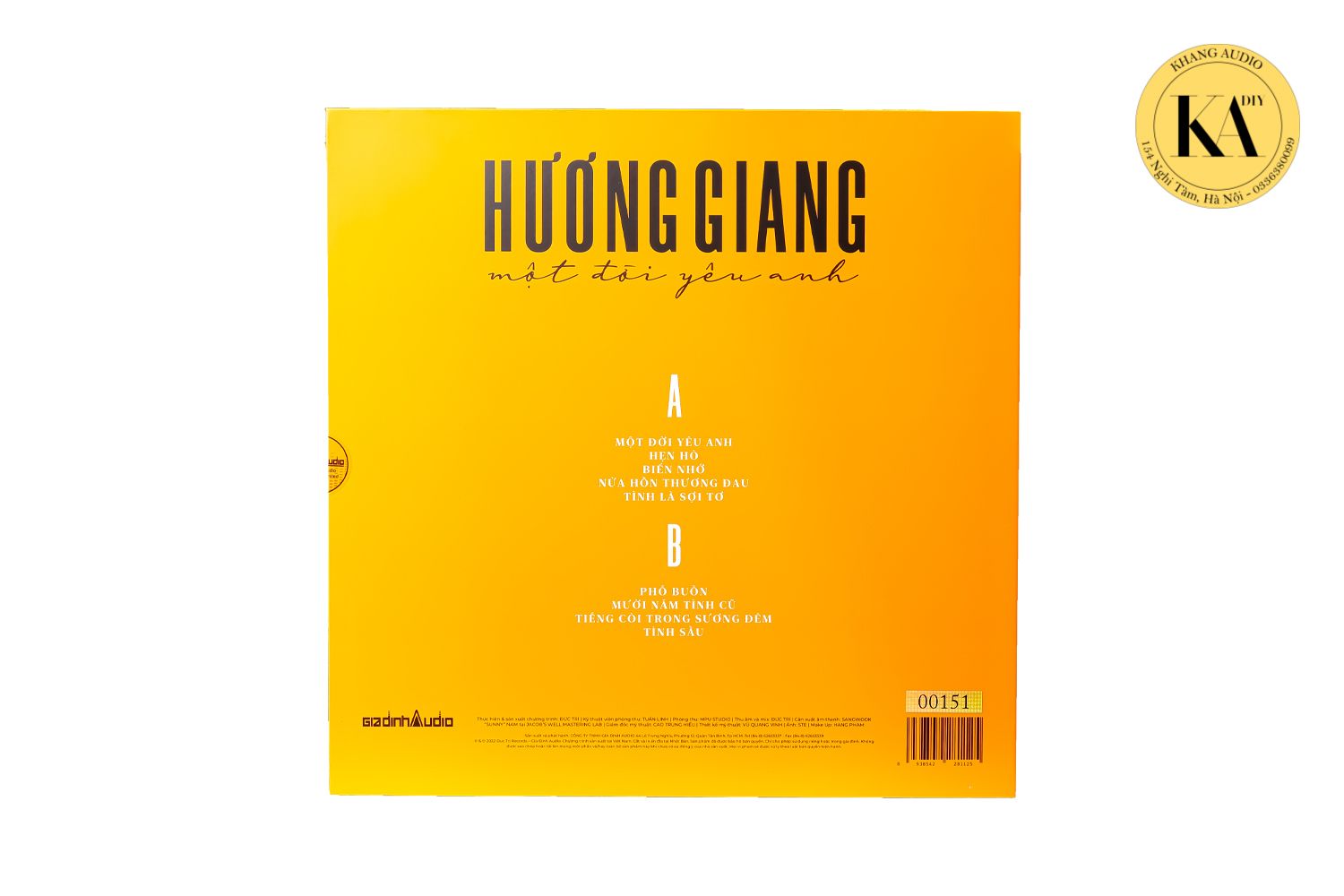 LP Một Đời Yêu Anh - Hương Giang