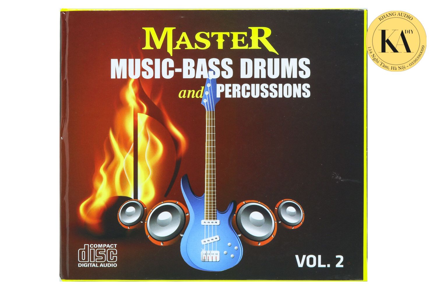 Master Music - Bass Drums and Percussions Vol.2 Khang Audio 0336380099