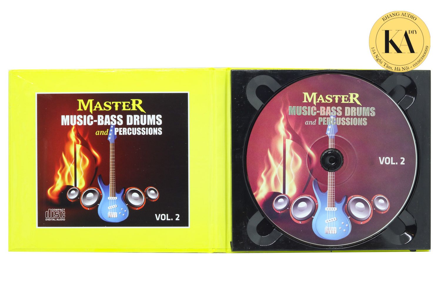 Master Music - Bass Drums and Percussions Vol.2 Khang Audio 0336380099