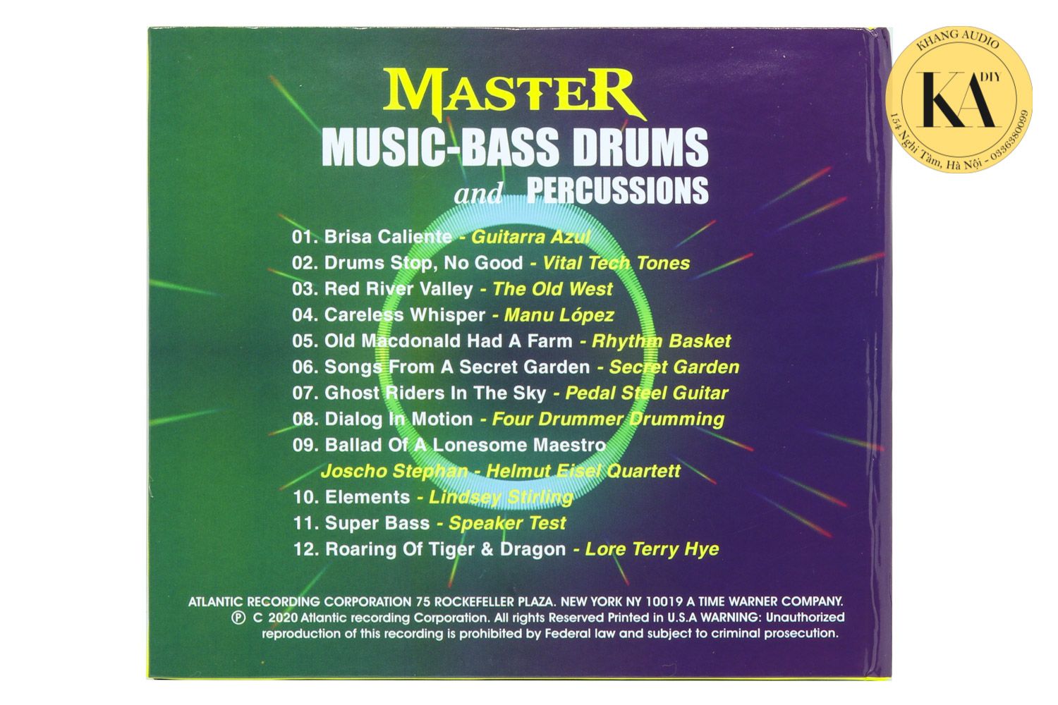 Master Music - Bass Drums and Percussions Vol.3