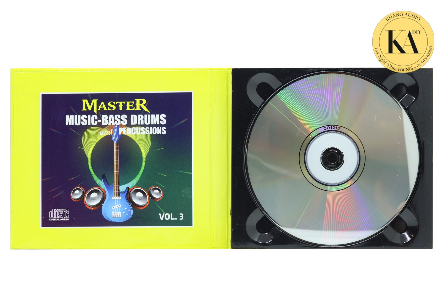 Master Music - Bass Drums and Percussions Vol.3 Khang Audio 0336380099