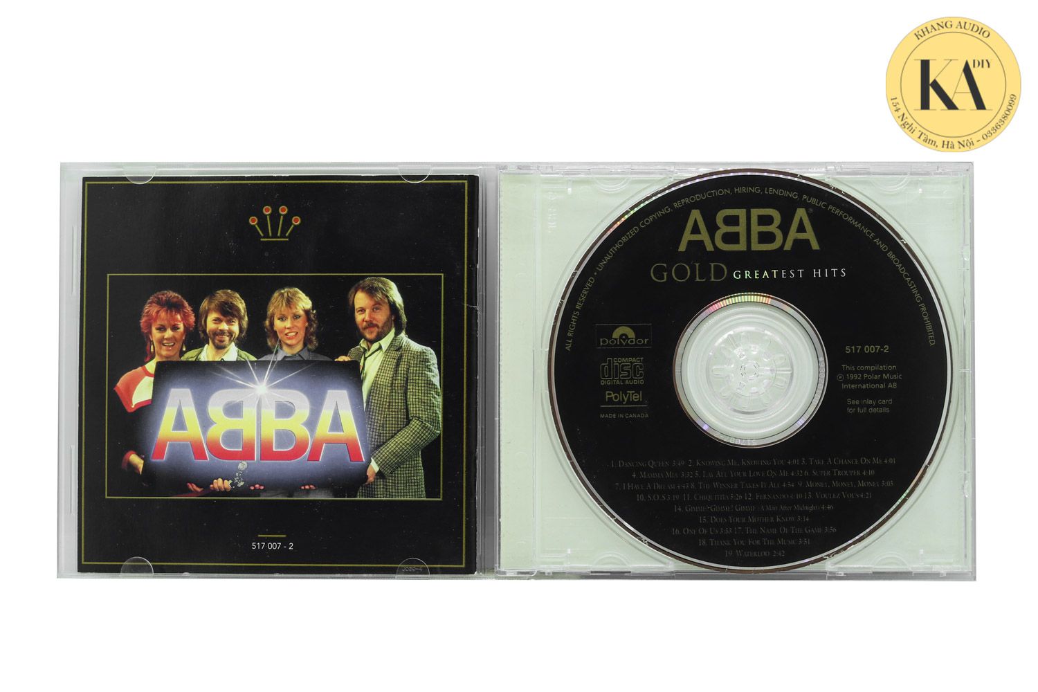 ABBA GOLD - Greatest Hits Khang Audio 0336380099
