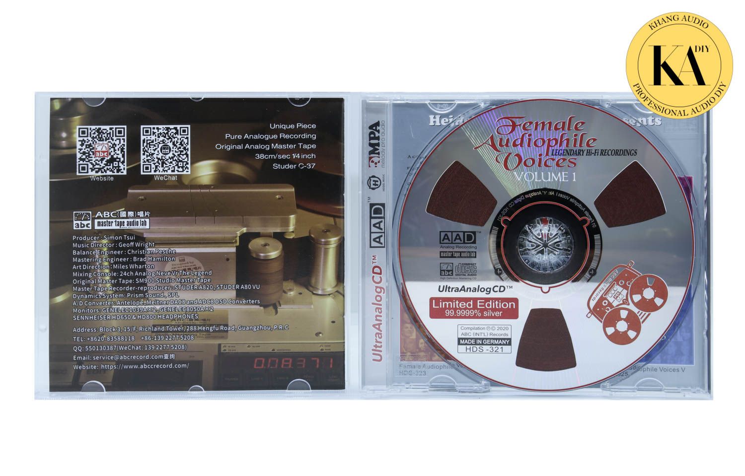 CD Female Audiophile Voices Vol.1