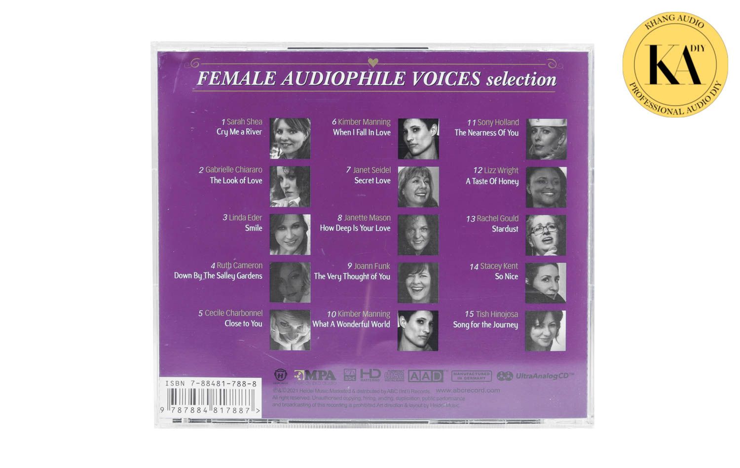 Combo 5CD Female Audiophile Voices Khang Audio 0336380099