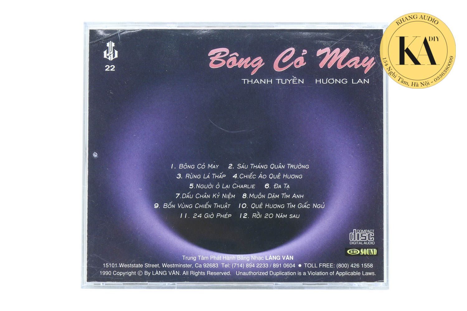 Combo CD Số 30: CD Gốc Làng Văn Nhạc Vàng Tuyển Chọn Chủ Đề Thanh Tuyền Khang Audio 0336380099