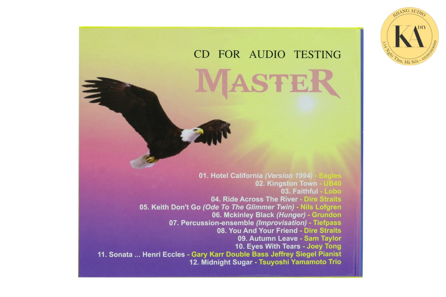 Combo CD MASTER Số 1: Nhạc Quốc Tế Bất Hủ Chọn Lọc Test Dàn Khang Audio 0336380099