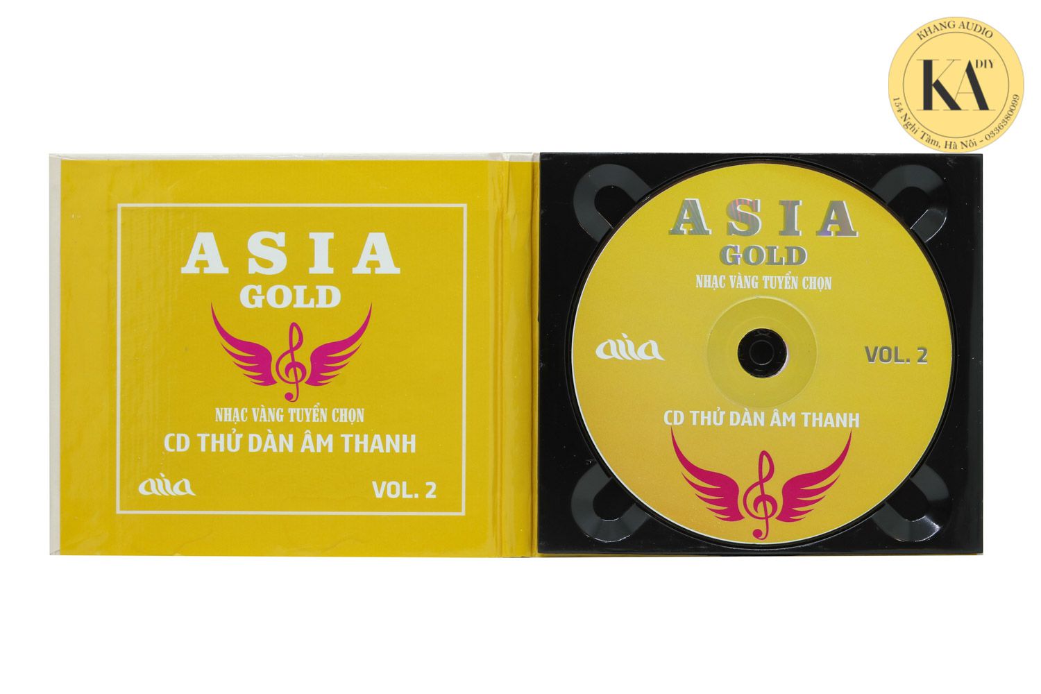 Nhạc Vàng Tuyển Chọn - ASIA GOLD Vol.2 Khang Audio 0336380099