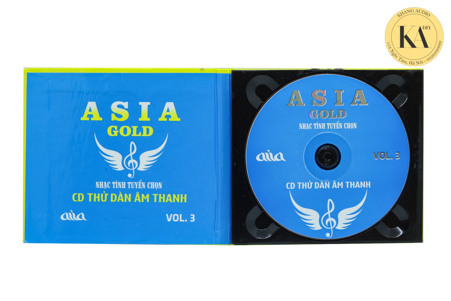 Nhạc Vàng Tuyển Chọn - ASIA GOLD Vol.3 Khang Audio 0336380099