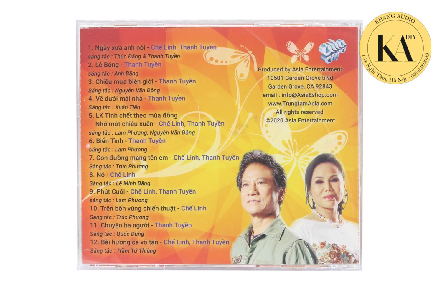 The Best Of Chế Linh & Thanh Tuyền Khang Audio 0336380099