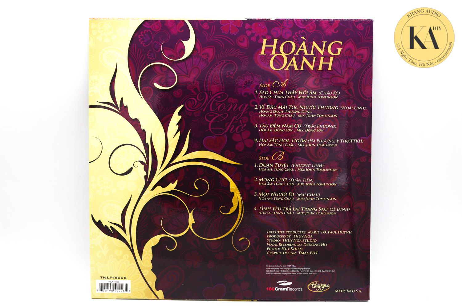 Đĩa Than LP Mong Chờ 2 - Hoàng Oanh Khang Audio 0336380099