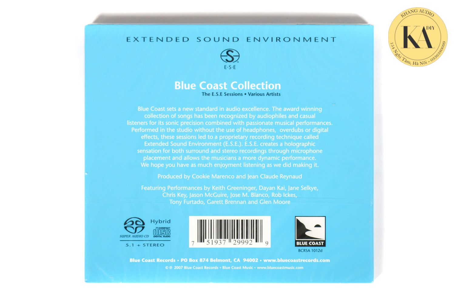 Blue Coast Collection - Various Artists Khang Audio 0336380099