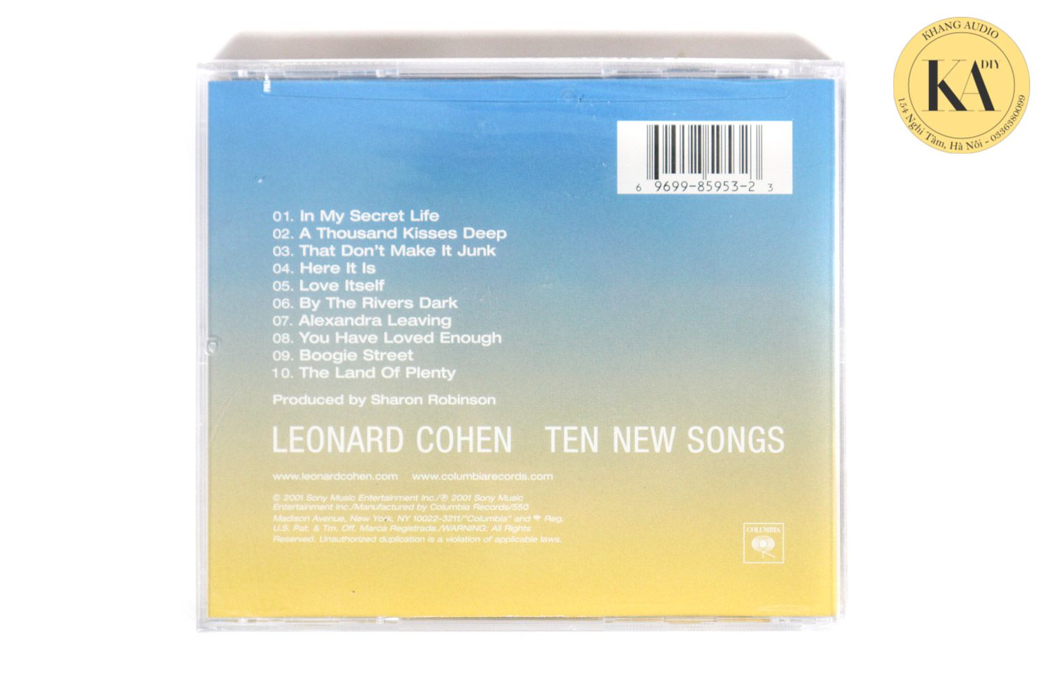 Leonard Cohen - Ten New Songs Khang Audio 0336380099