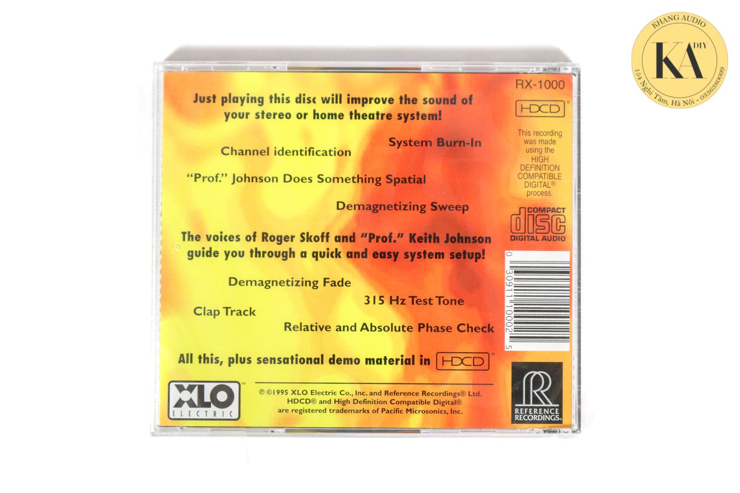 XLO - Reference Recordings Khang Audio 0336380099