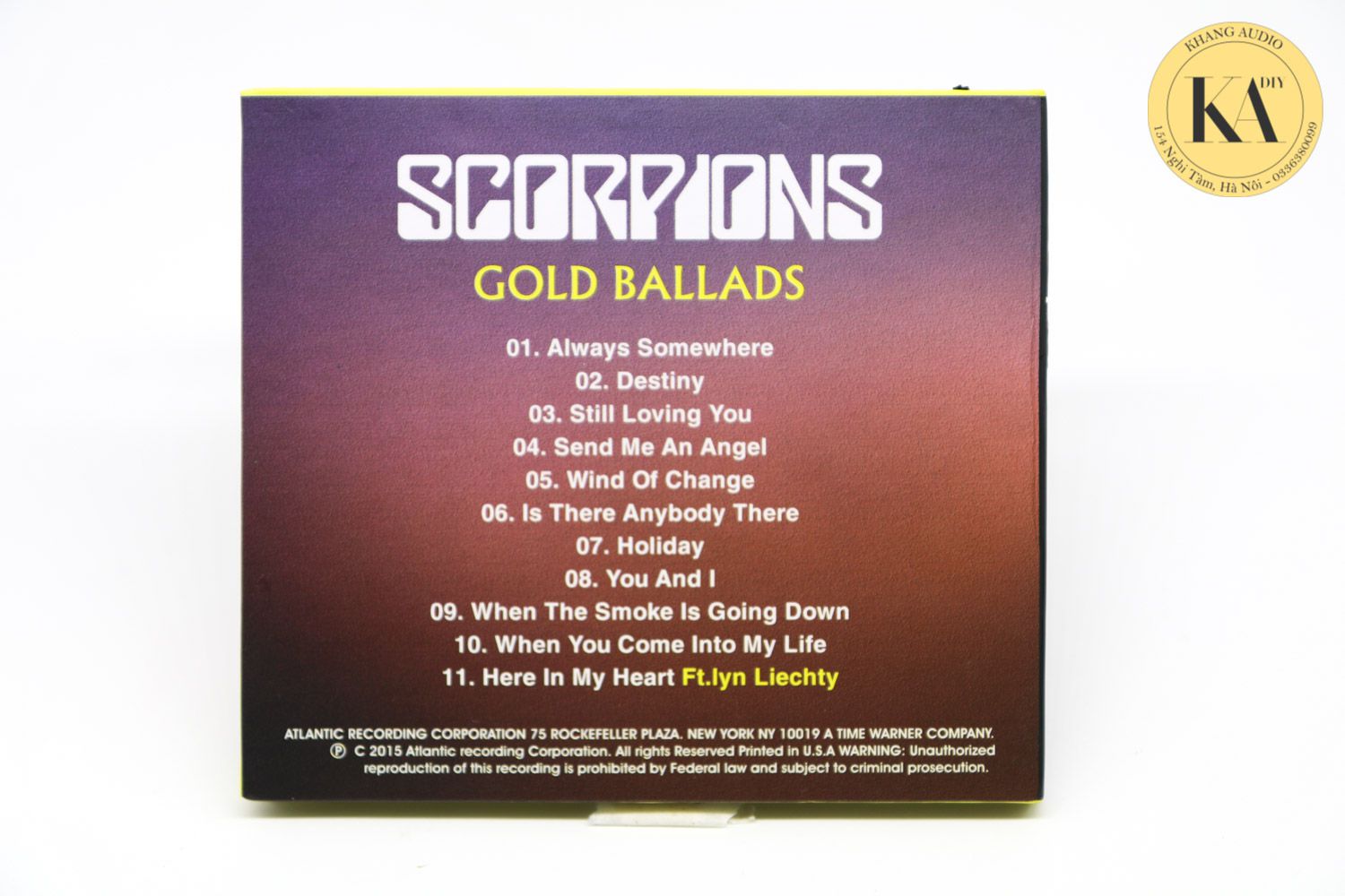 Gold Ballads - Scorpions Khang Audio 0336380099