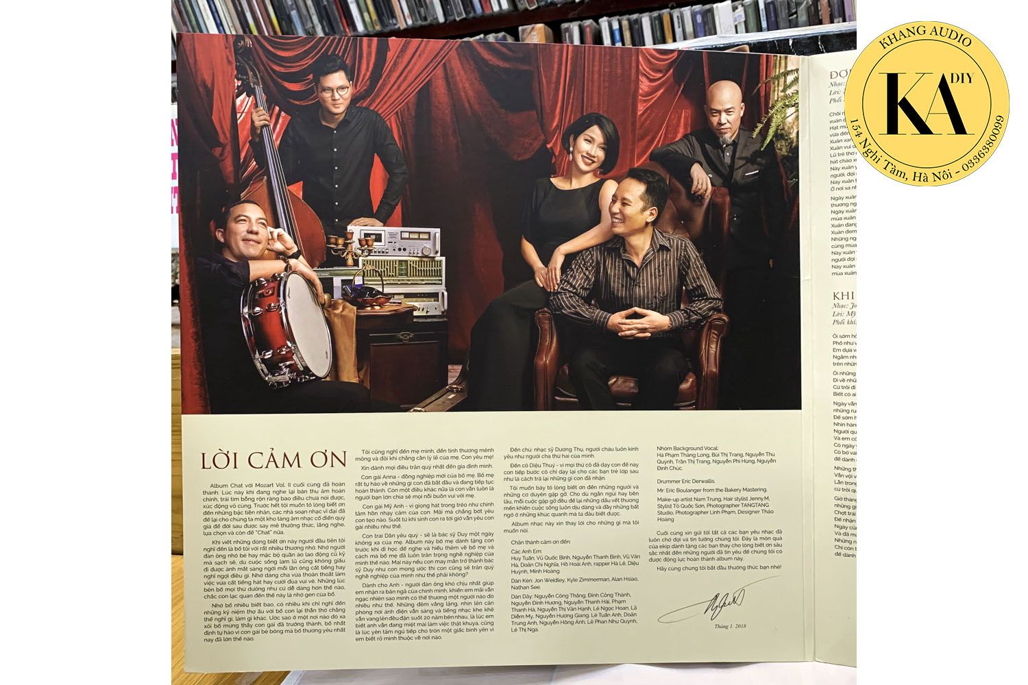 Đĩa Than LP Chat Với Mozart Vol 2 - Mỹ Linh Khang Audio 0336380099