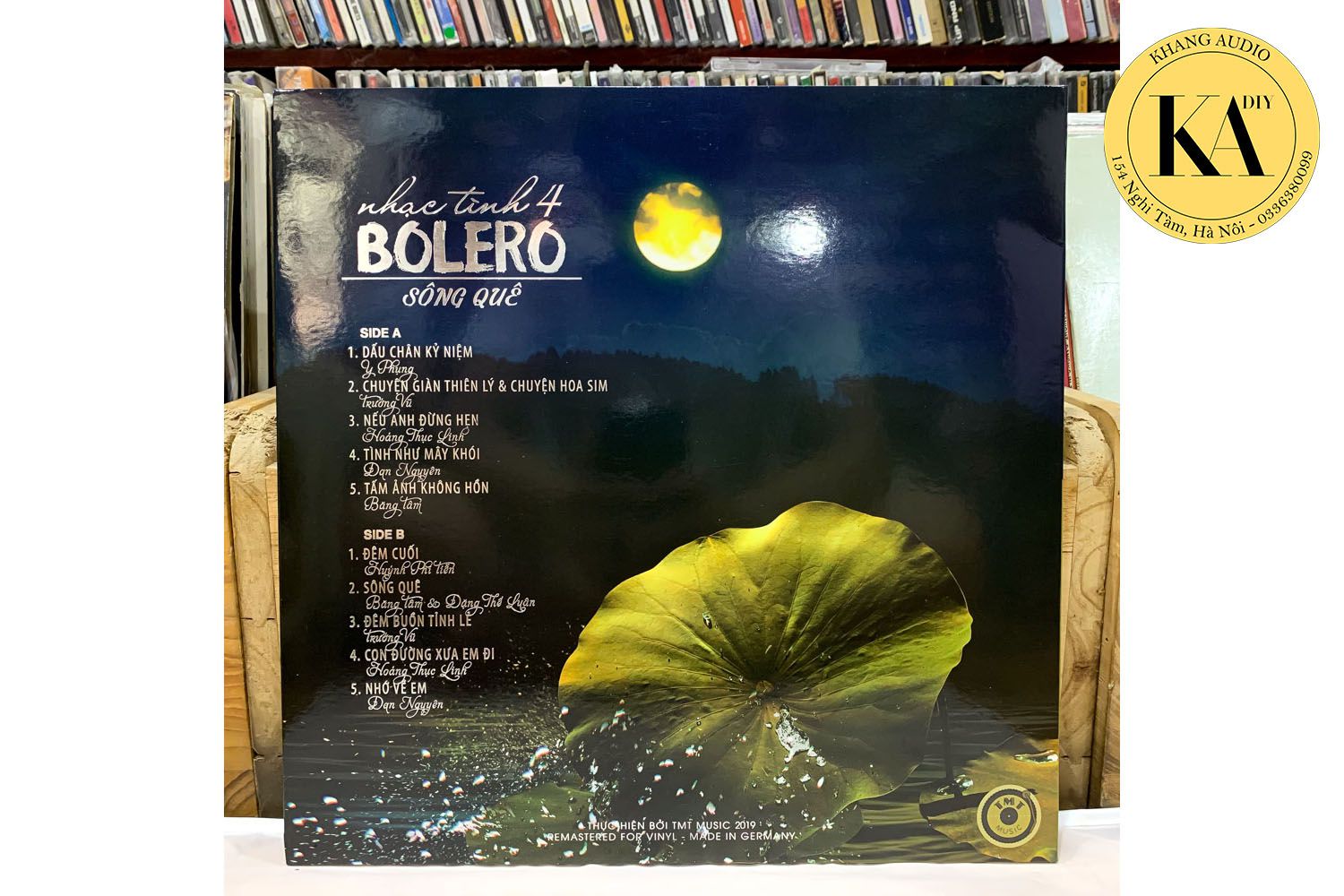 Đĩa Than LP Sông Quê - Nhạc Tình Bolero 4 - Nhiều Ca Sĩ Khang Audio 0336380099
