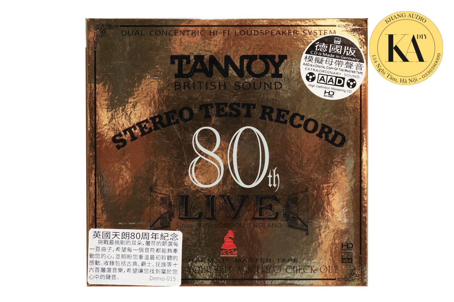 Stereo Test Record 80th LIVE Khang Audio 0336380099