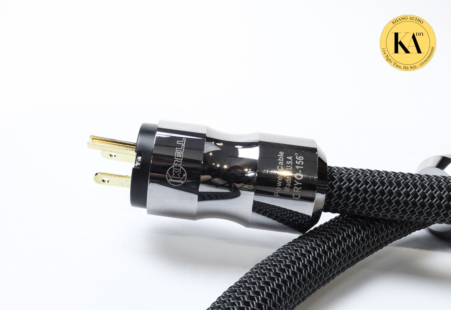 Dây Nguồn Mỹ Vỏ Bạc Giắc Krell