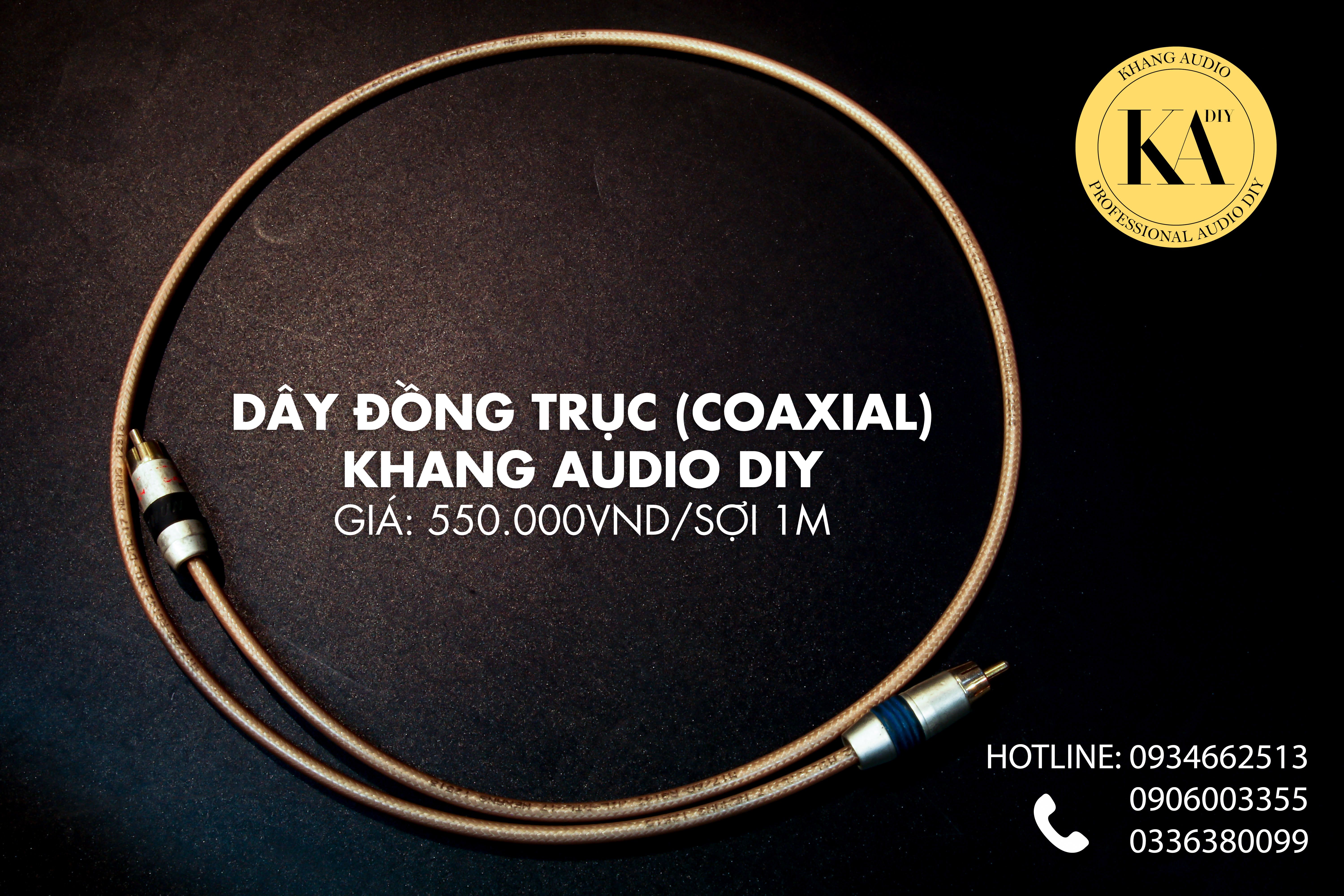 Dây Đồng Trục Coaxial Khang Audio DIYKhang Audio DIY 0336380099