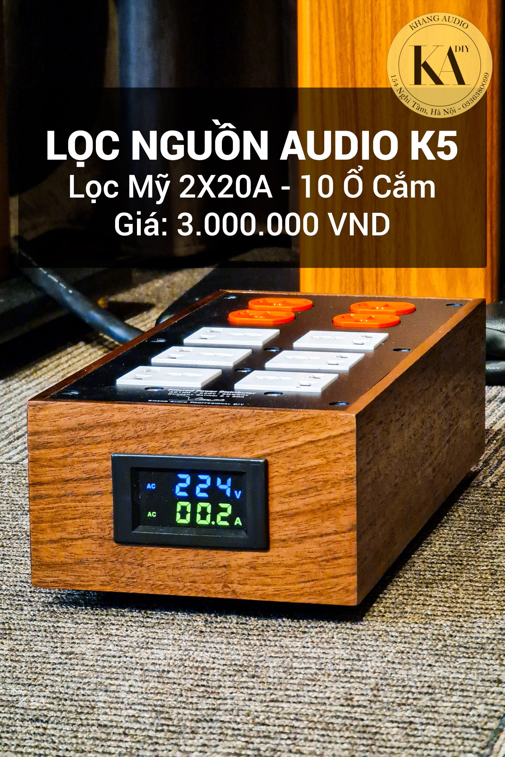 Lọc Nguồn Điện Audio K3 Khang Audio DIY 0336380099