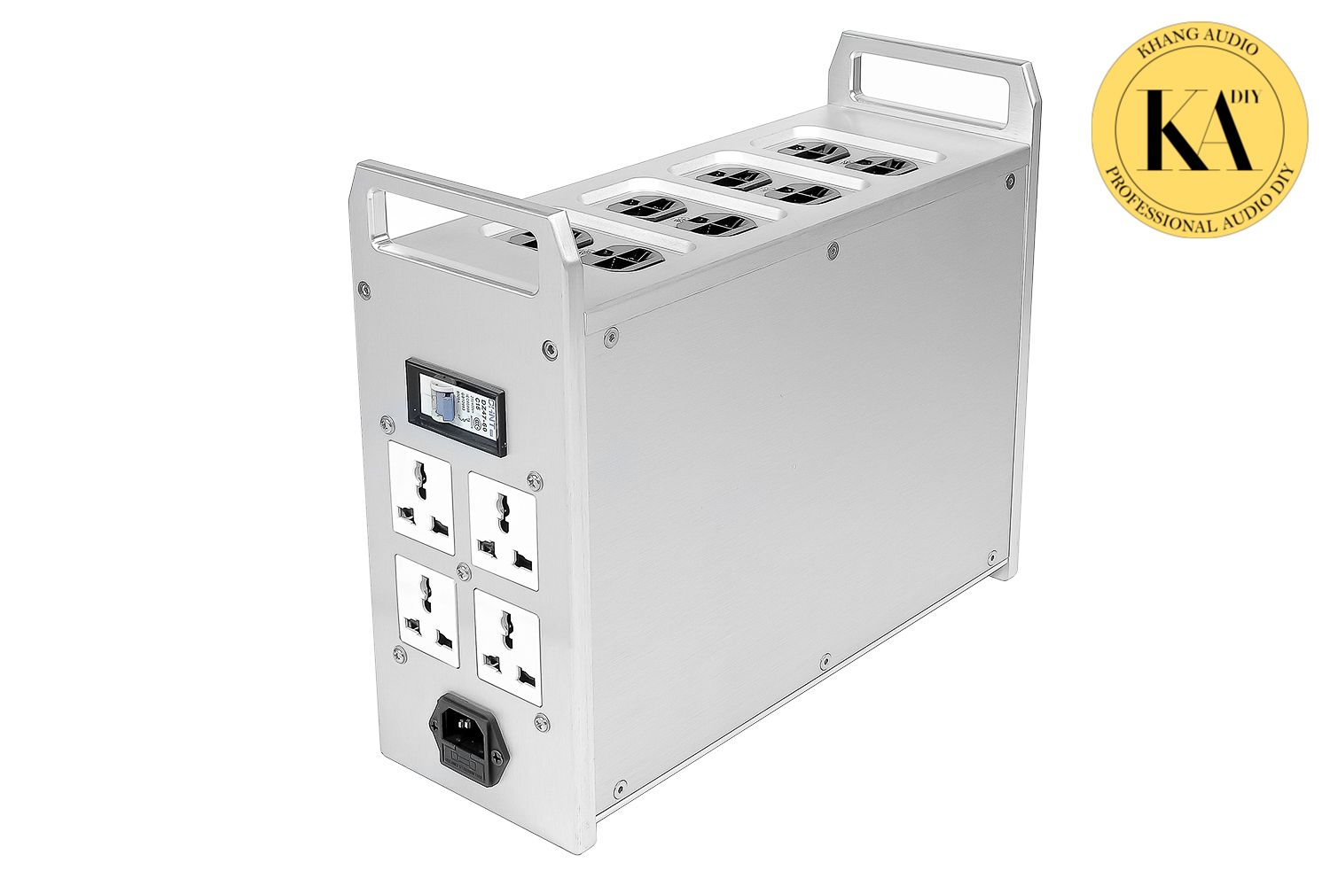 Mặt đầu lọc điện Schaffner 50A với 4 ổ đa năng và cổng nguồn vào