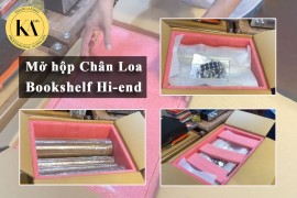 Mở hộp - Lắp đặt - Review Chân Loa Bookshelf Hiend