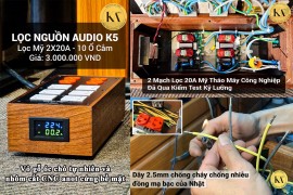 Đóng Gói Ổ Cắm Lọc Điện K5 Chuyên Dụng Cho Audio