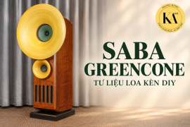 Loa kèn Saba Greencone: ảnh tư liệu dự án DIY