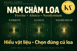 Tìm hiểu về các loại nam châm trong loa: Ferrite, Alnico và Neodymium