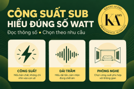 Tìm hiểu về công suất của loa Subwoofer
