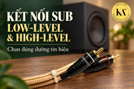 Sự khác biệt giữa cổng Low-Level Input và cổng High-Level Input trên loa subwoofer