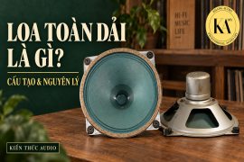 Loa toàn dải là gì? Cấu tạo, nguyên lý và câu hỏi thường gặp