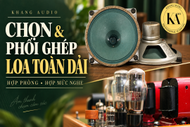 Chọn và phối ghép loa toàn dải theo phòng và mức nghe