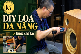 DIY loa đa năng: các bước chế tác qua ảnh tư liệu Khang Audio