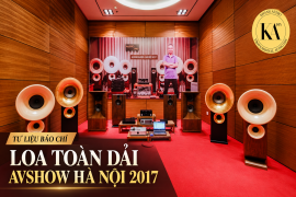 Độc đáo thú chơi loa toàn dải tại AVShow Hà Nội 2017