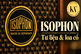 Isophon: tư liệu thương hiệu và cách tra cứu loa cổ